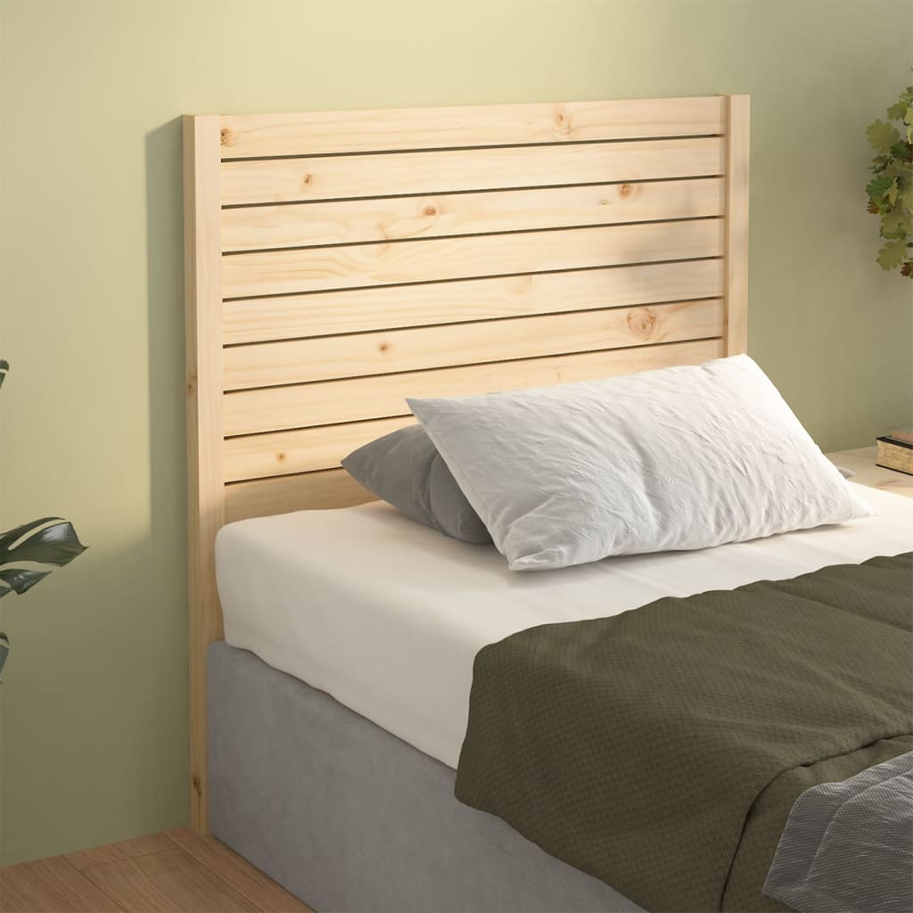 Bed Headboard 96x4x100 cm Solid Wood Pine