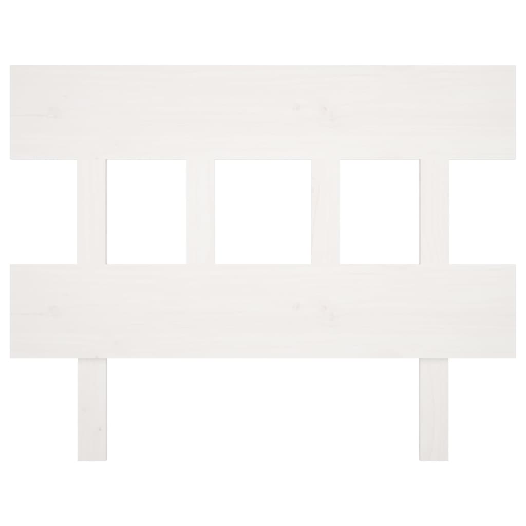 Bed Headboard 93.5X3X8 Cm Solid Wood Pine