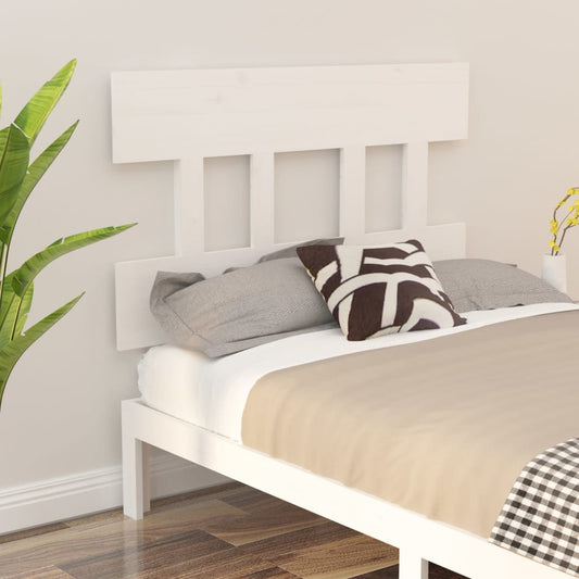 Bed Headboard 93.5X3X8 Cm Solid Wood Pine