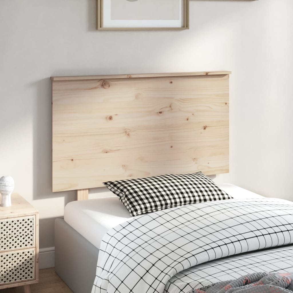 Bed Headboard 94X6X82.5 Cm Solid Wood Pine