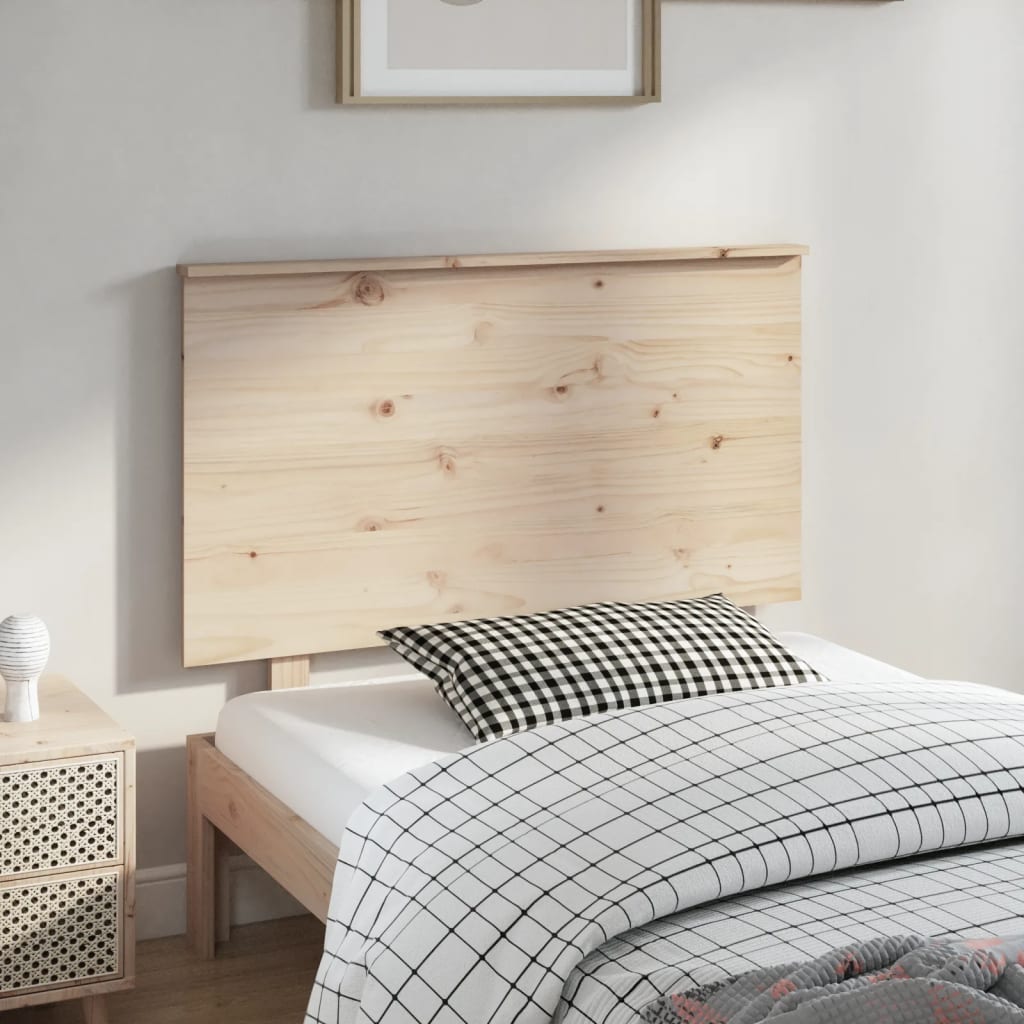 Bed Headboard 94X6X82.5 Cm Solid Wood Pine