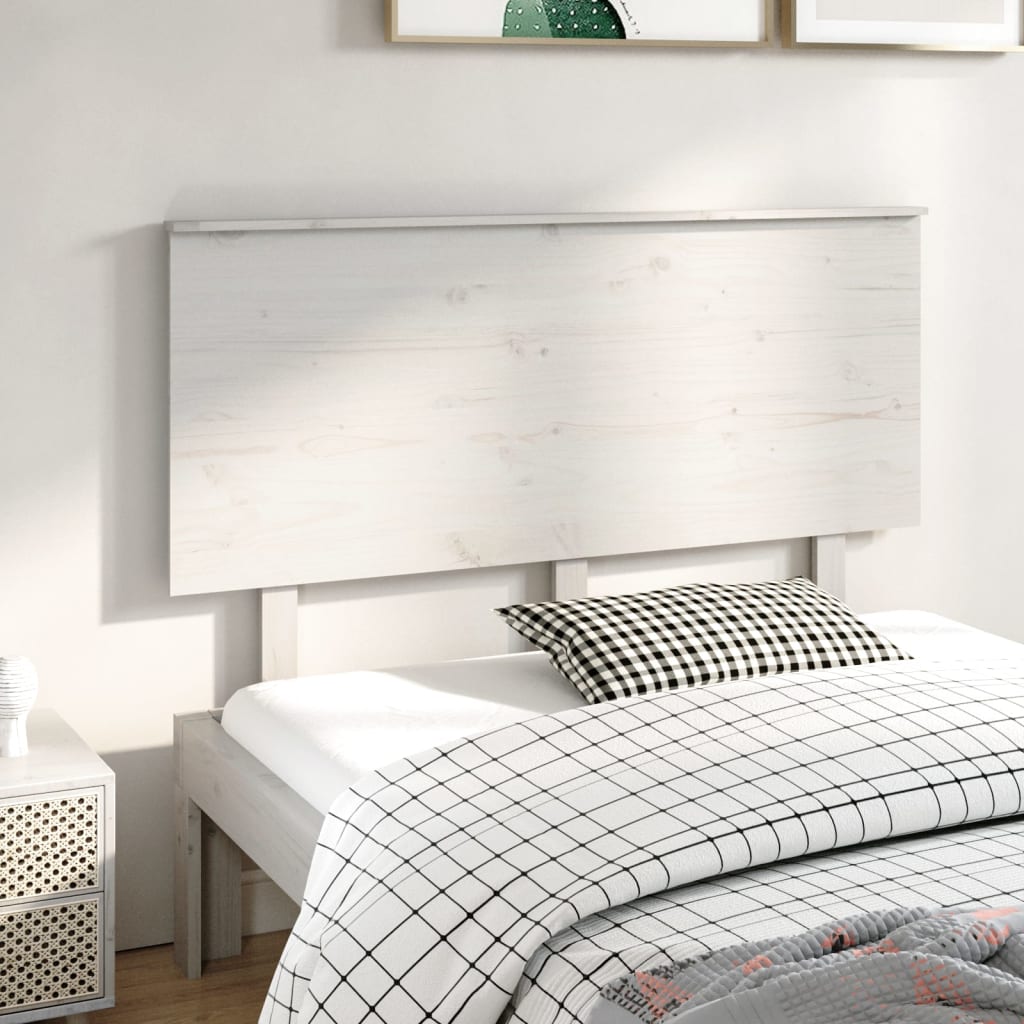 Bed Headboard 94X6X82.5 Cm Solid Wood Pine