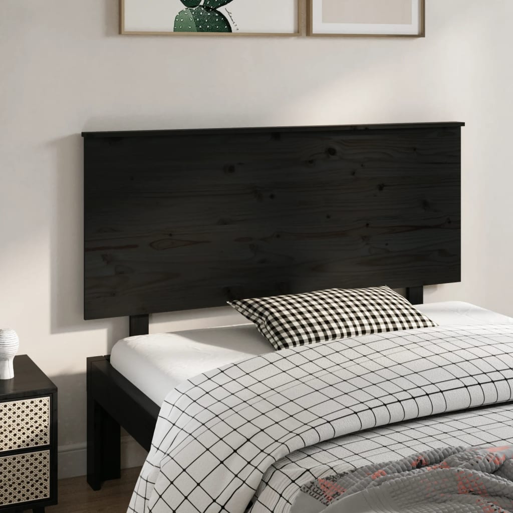 Bed Headboard 94X6X82.5 Cm Solid Wood Pine