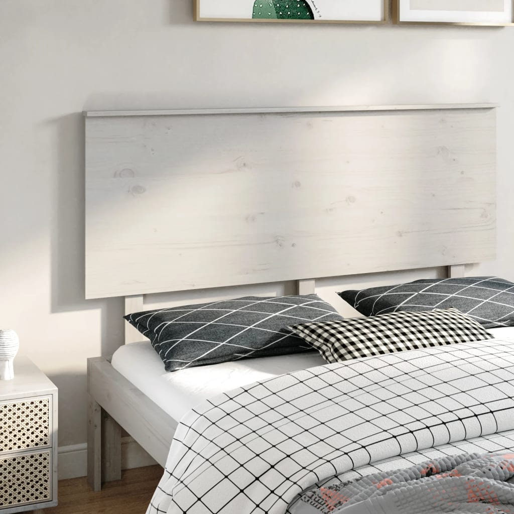 Bed Headboard 94X6X82.5 Cm Solid Wood Pine