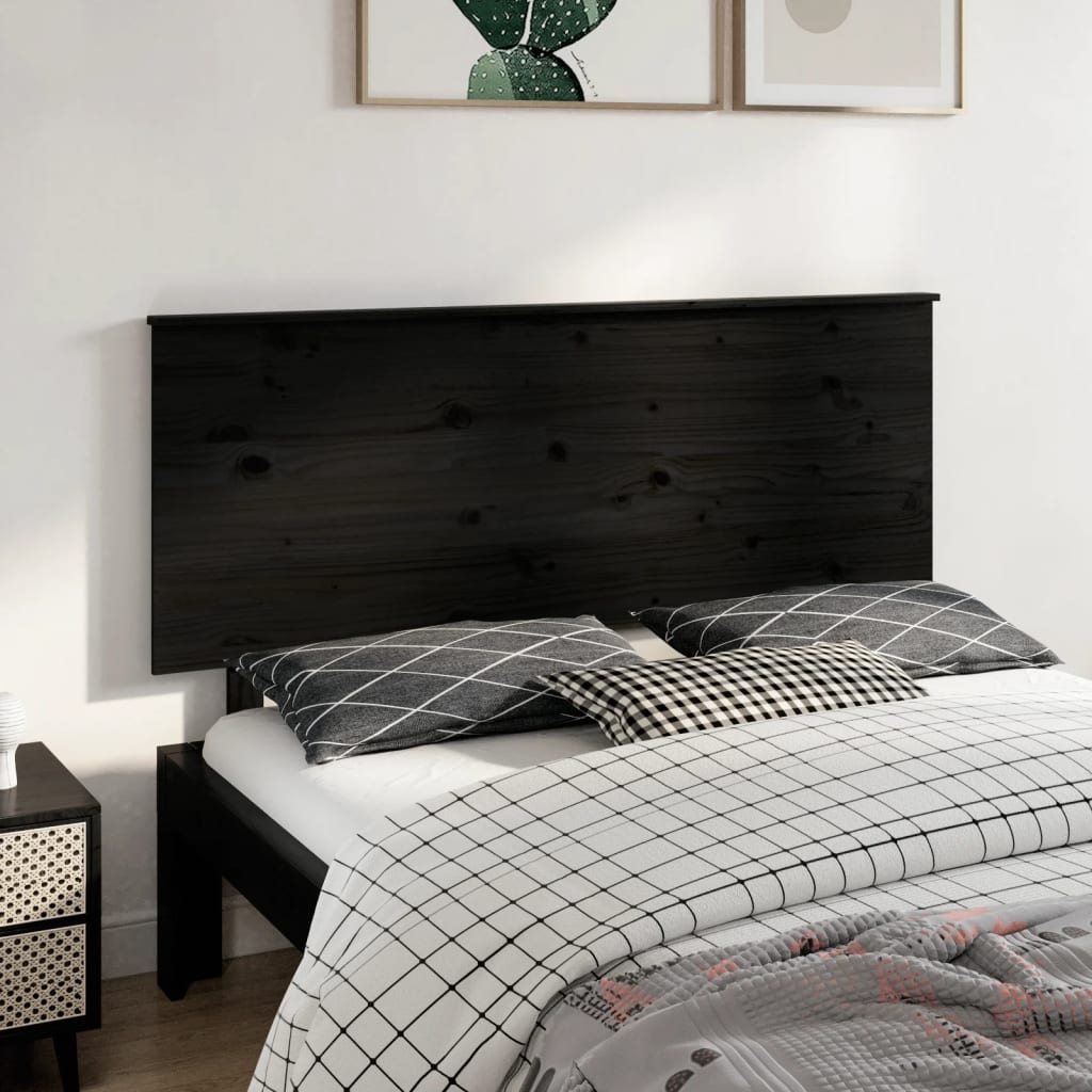 Bed Headboard 94X6X82.5 Cm Solid Wood Pine