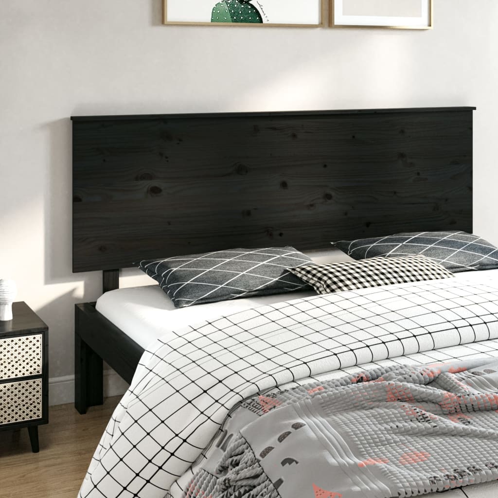 Bed Headboard 94X6X82.5 Cm Solid Wood Pine