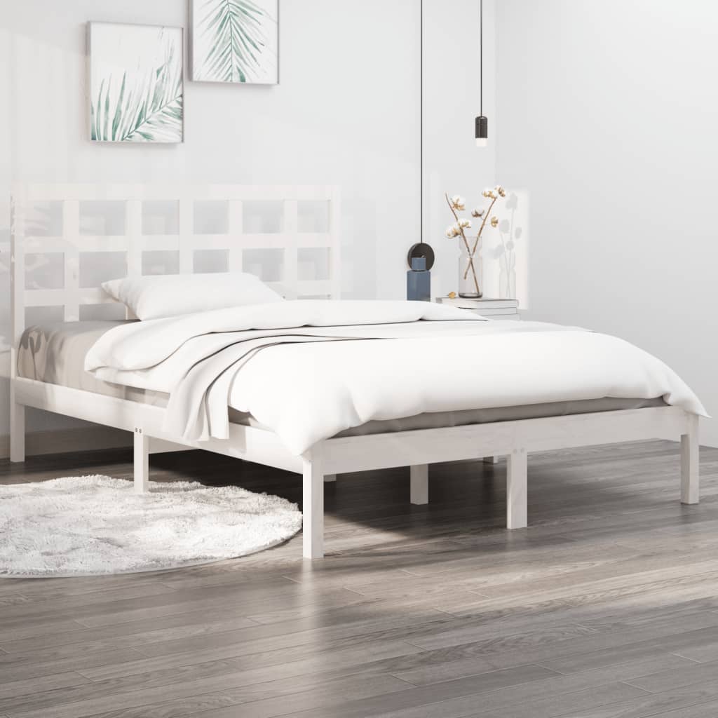 Bed Frame Solid Wood 92X187 Cm Single Size