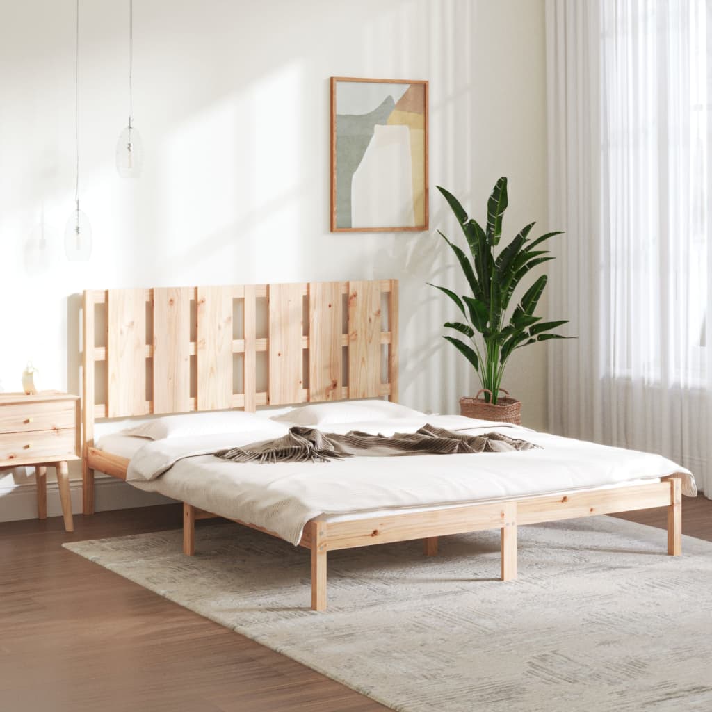 Bed Frame Solid Wood 92X187 Cm Single Size