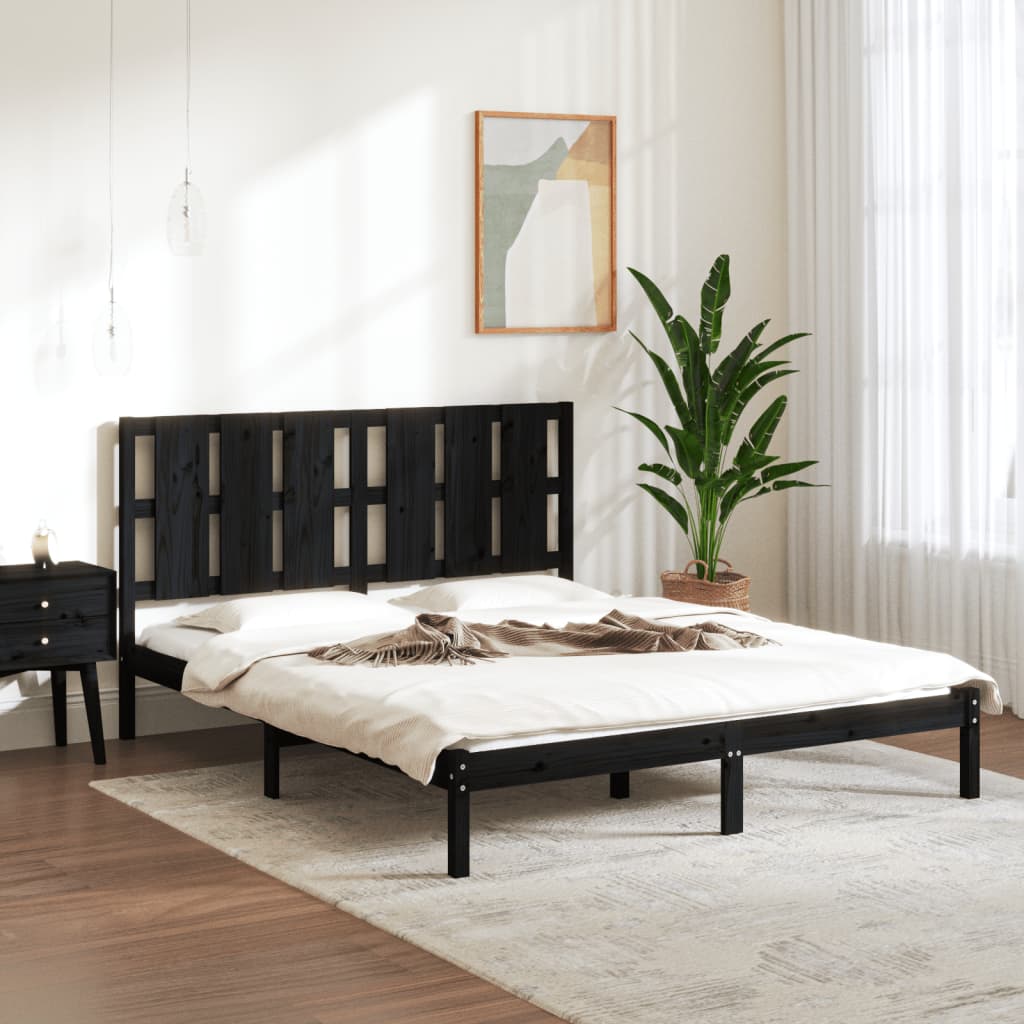 Bed Frame Solid Wood 92X187 Cm Single Size