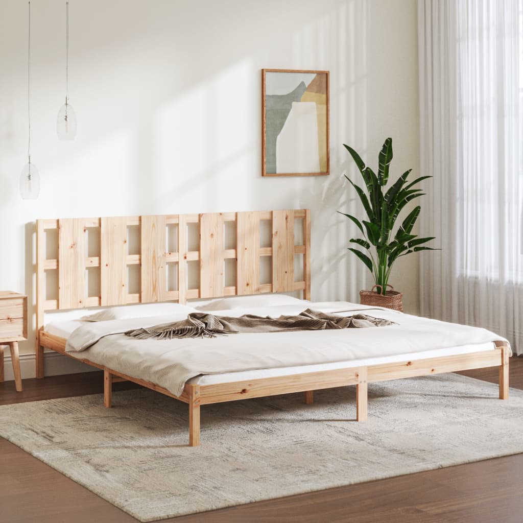 Bed Frame Solid Wood 92X187 Cm Single Size