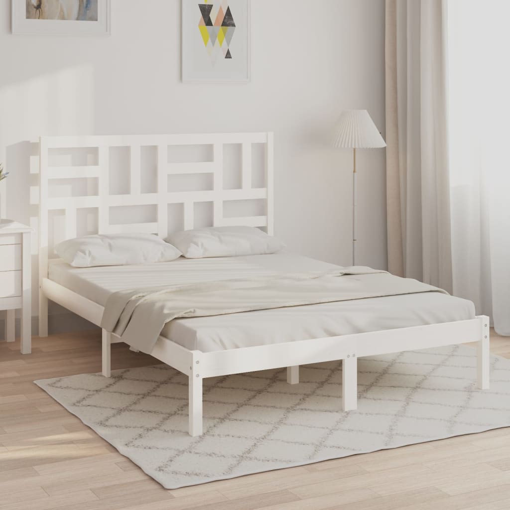 Bed Frame Solid Wood 92X187 Cm Single Size