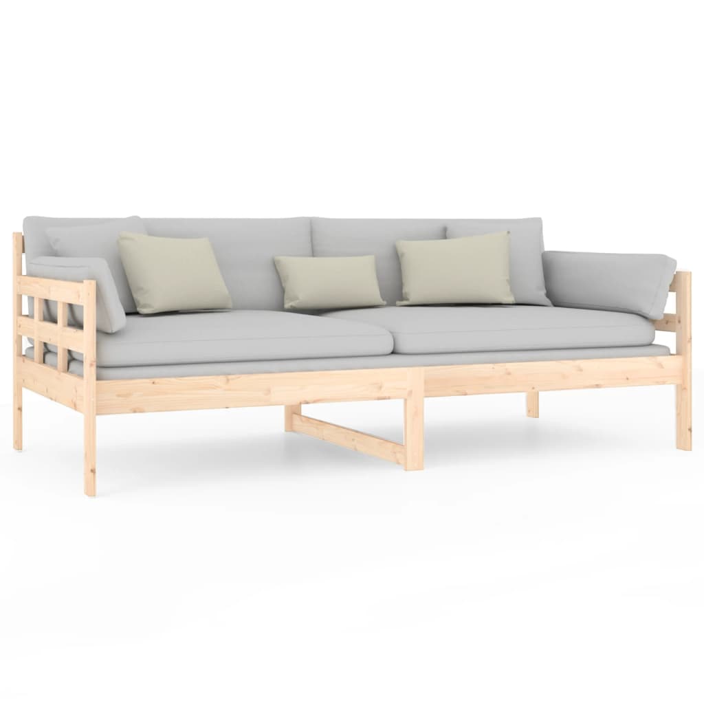 Day Bed Solid Wood Pine 92X187 Cm Single Size