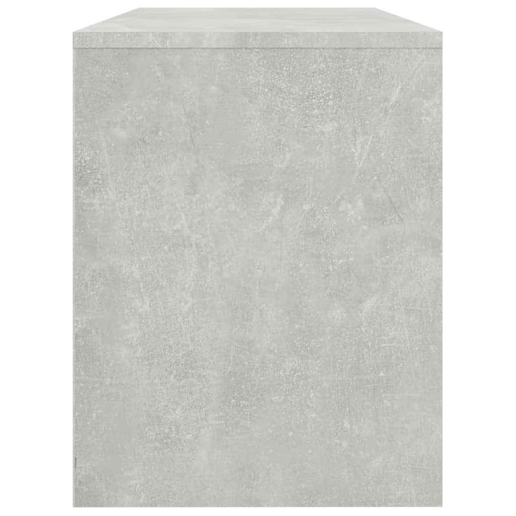 Dressing Stool Concrete Grey 70x35x45 cm Engineered Wood