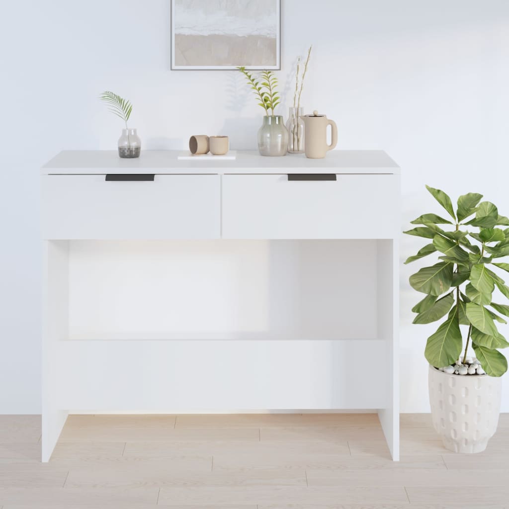 Console Table 90X36X75 Cm Engineered Wood