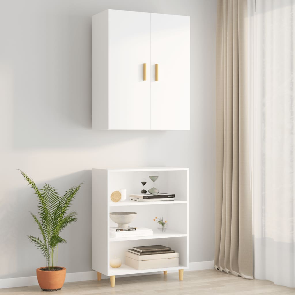 Hanging Wall Cabinet 69.5X34X90 Cm