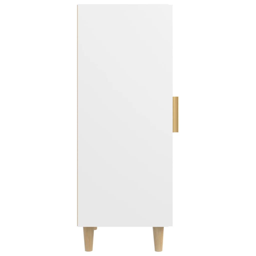 Sideboard White 34.5x34x90 cm Engineered Wood