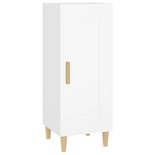 Sideboard White 34.5X34X90 Cm Engineered Wood