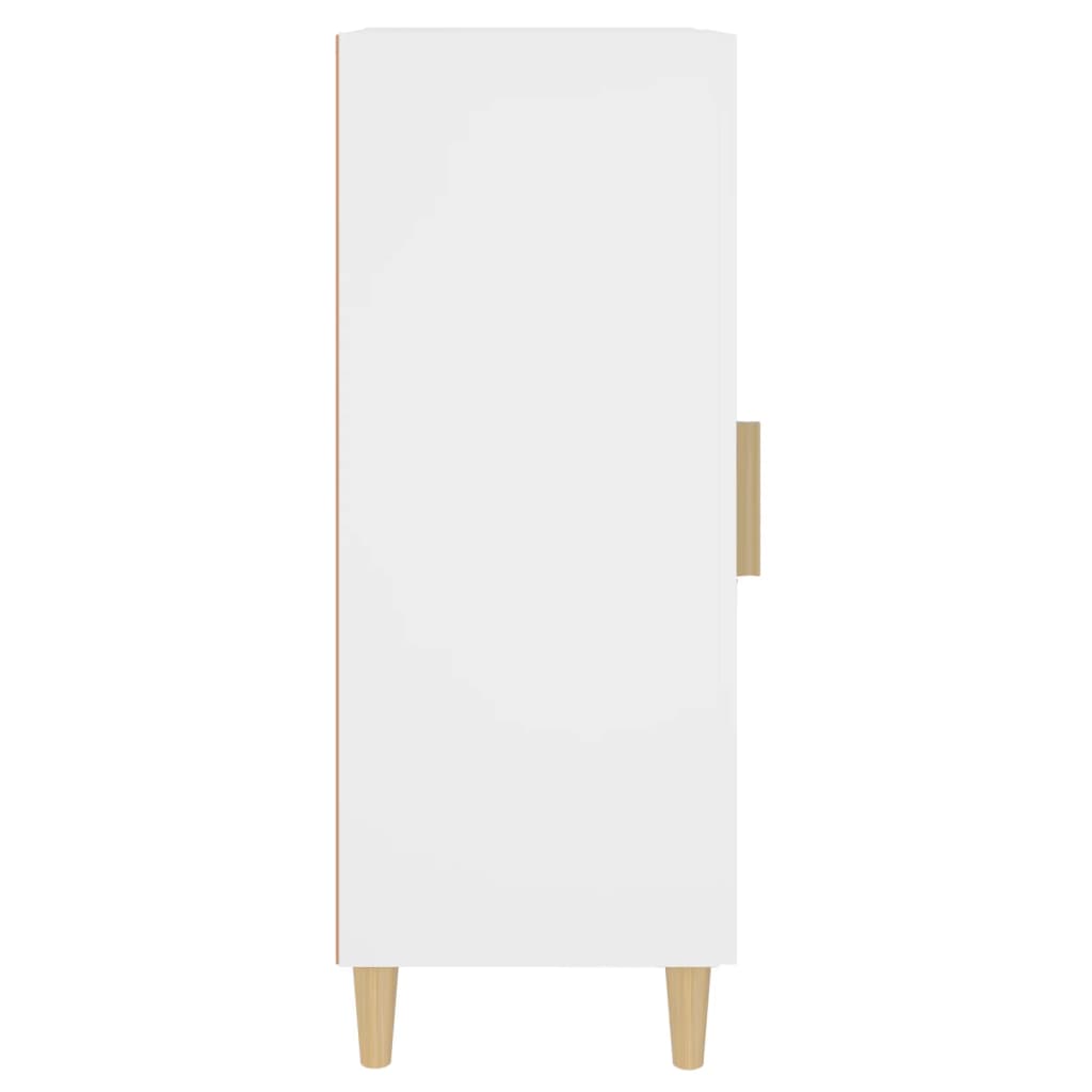 Sideboard White 34.5x34x90 cm Engineered Wood