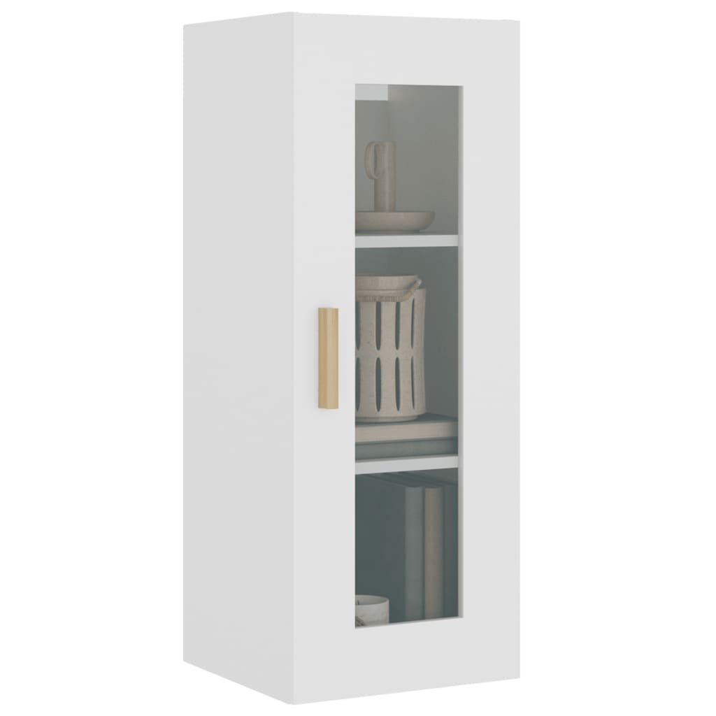 Hanging Wall Cabinet 34.5X34X90 Cm