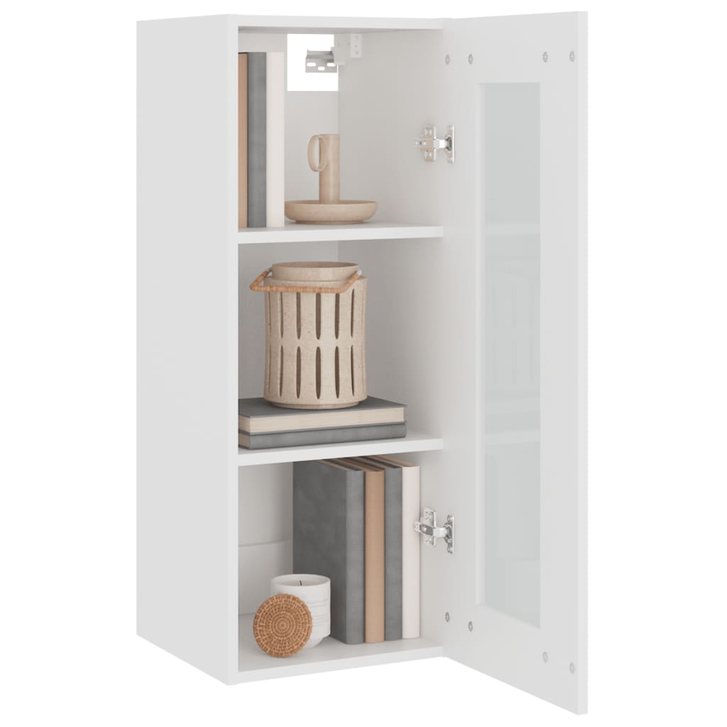 Hanging Wall Cabinet 34.5X34X90 Cm