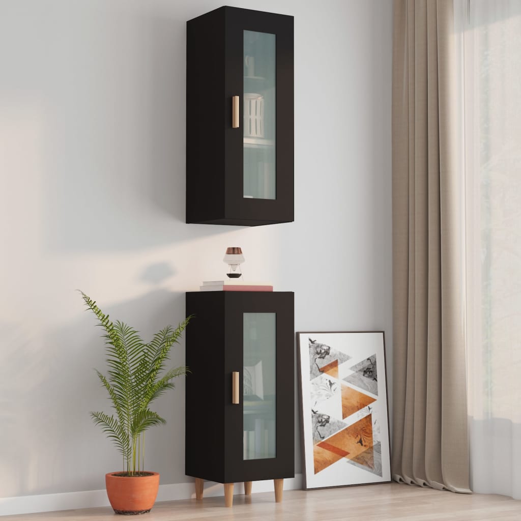 Hanging Wall Cabinet 34.5X34X90 Cm