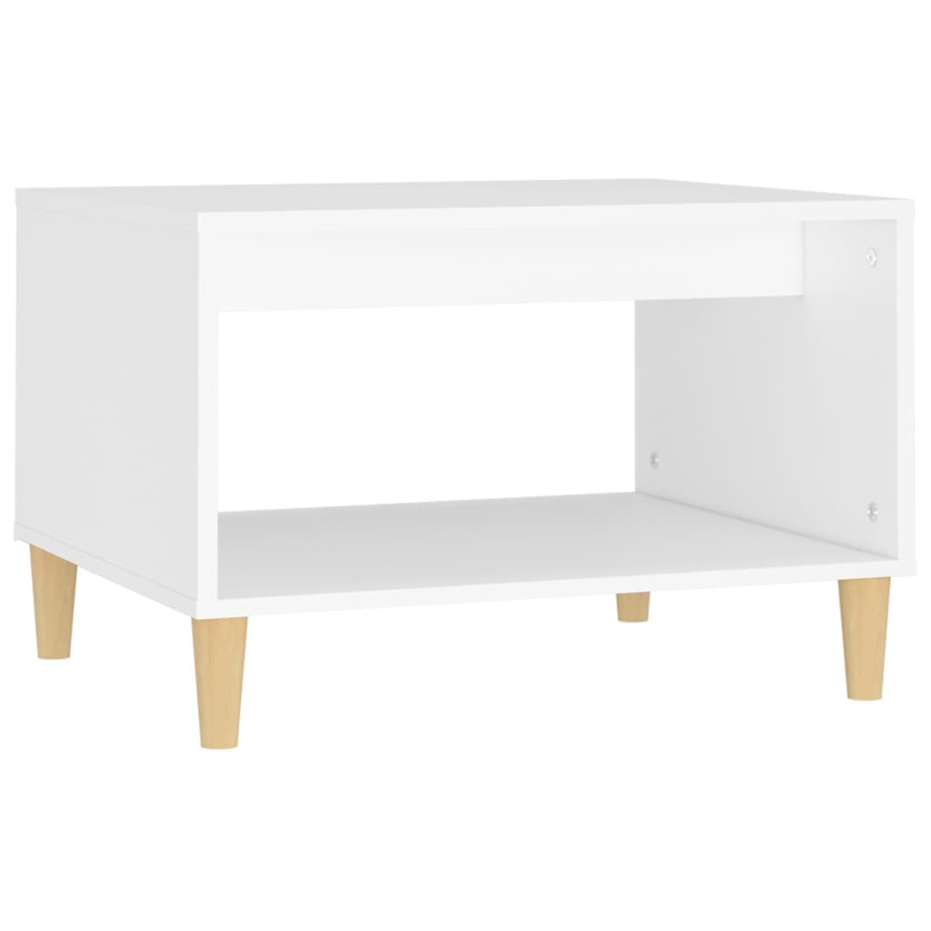 Coffee Table  White 60x50x40 cm Engineered Wood