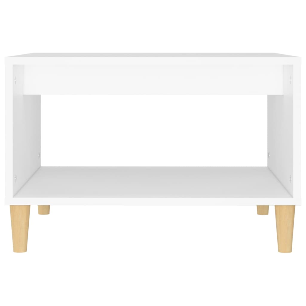 Coffee Table  White 60x50x40 cm Engineered Wood