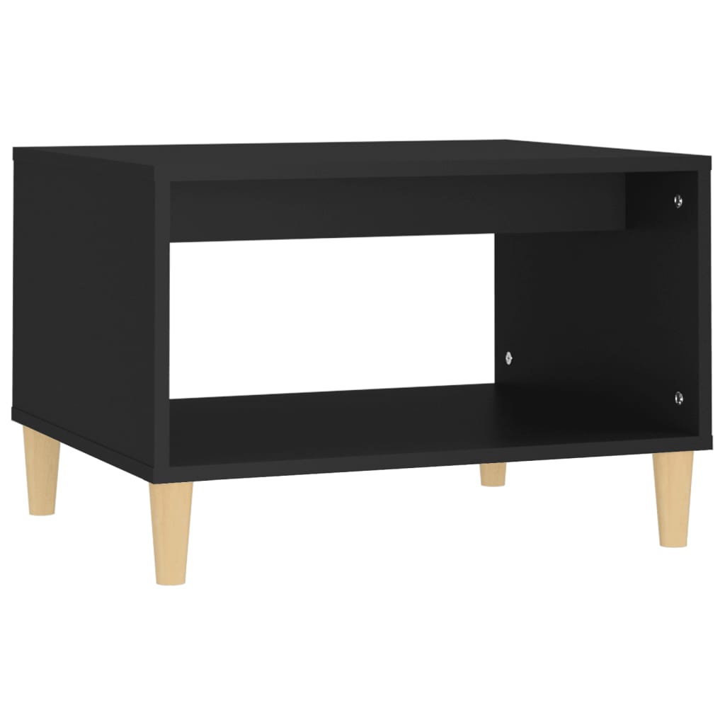 Coffee Table  Black 60x50x40 cm Engineered Wood