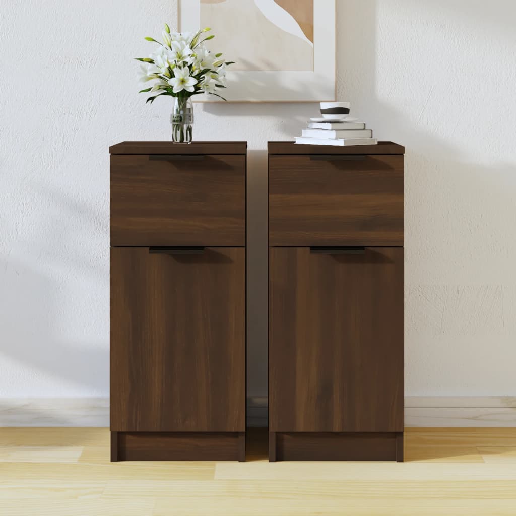 Sideboards Pcs 30X30X70 Cm Engineered Wood