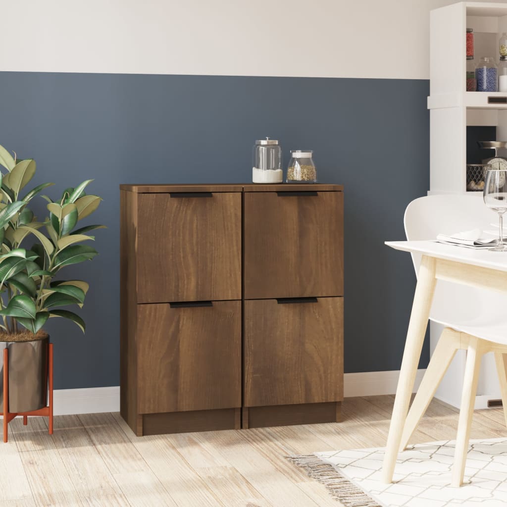 Sideboards Pcs 30X30X70 Cm Engineered Wood