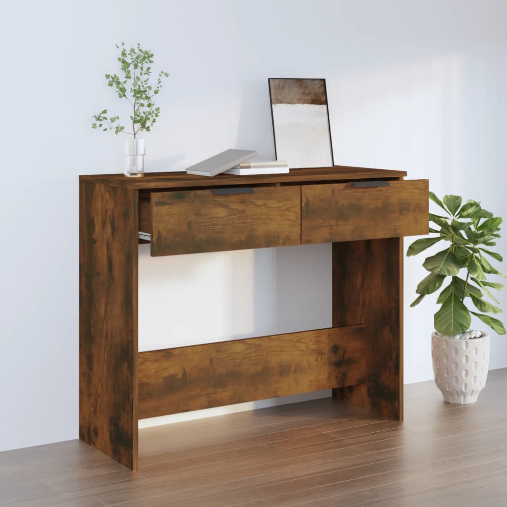 Console Table 90X36X75 Cm Engineered Wood