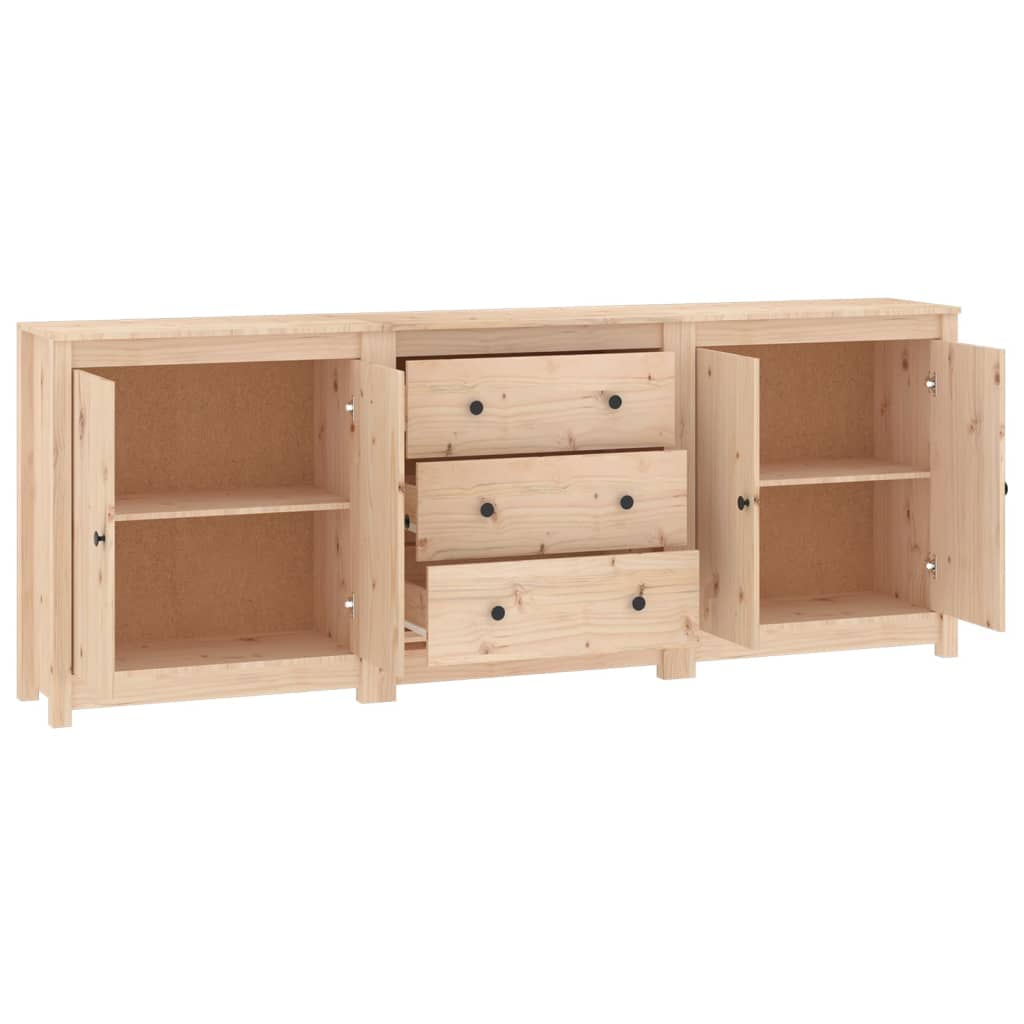 Sideboard 20X35X80 Cm Solid Wood Pine