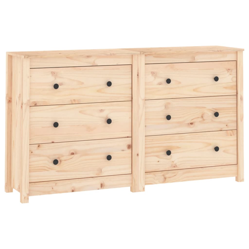 Sideboard 40X35X80 Cm Solid Wood Pine