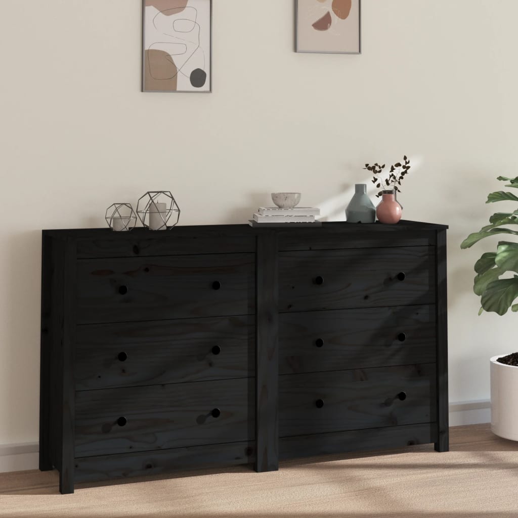 Sideboard 40X35X80 Cm Solid Wood Pine