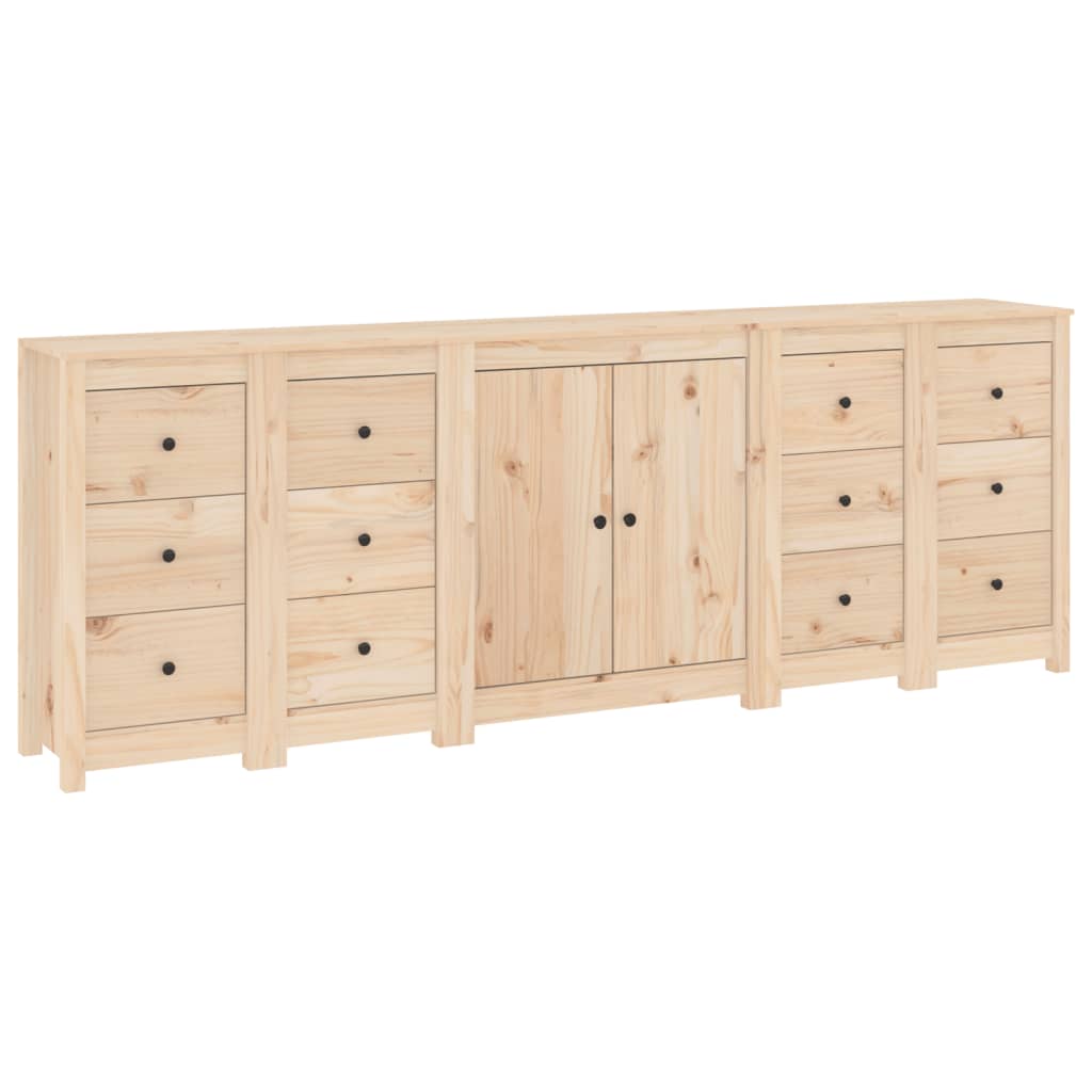 Sideboard 230X35X80 Cm Solid Wood Pine