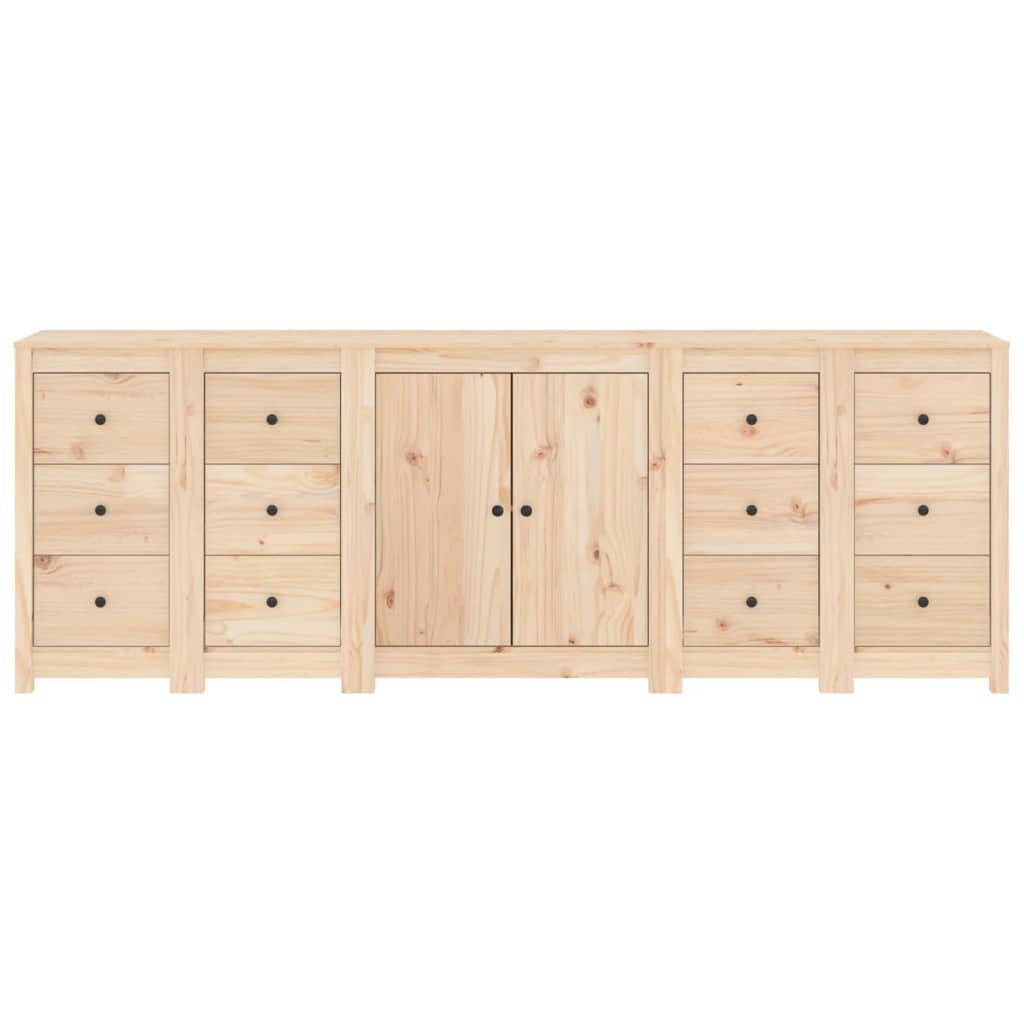 Sideboard 230X35X80 Cm Solid Wood Pine