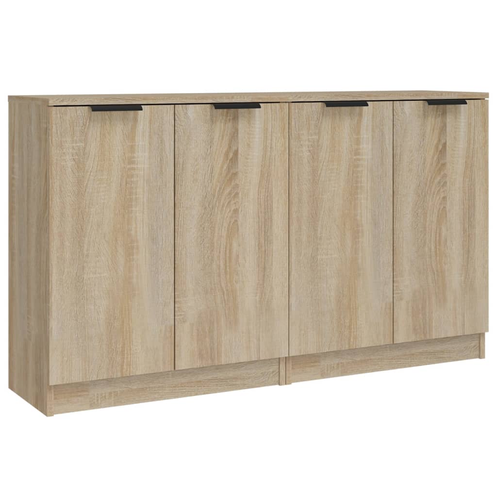 Sideboards 2 pcs Sonoma Oak 60x30x70 cm Engineered Wood