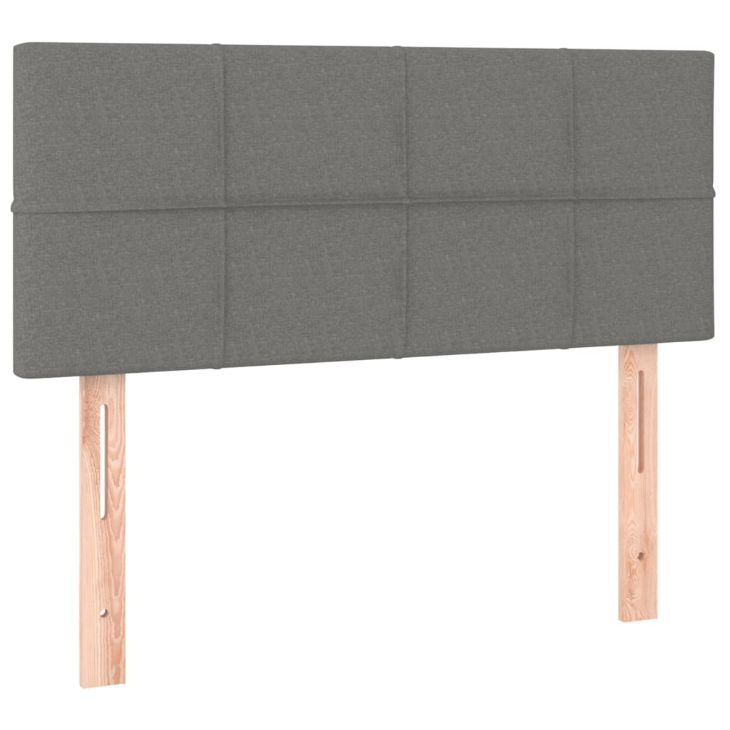 Headboard Dark Grey 100 cm Fabric