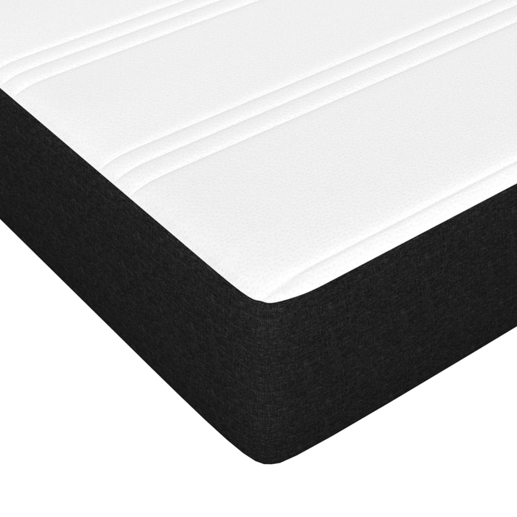 Pocket Spring Bed Mattress Black 137x190x20 cm Fabric