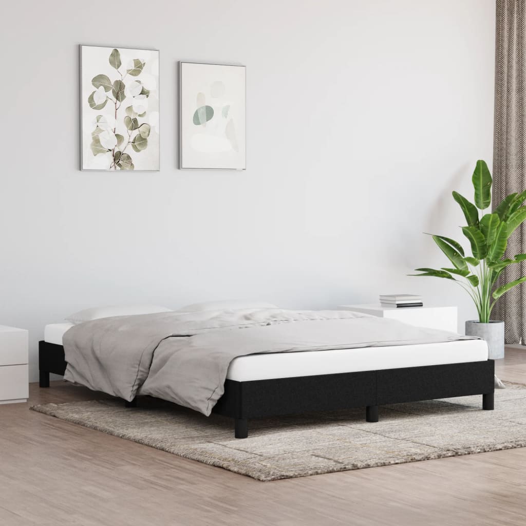 Bed Frame 137X187 Cm Fabric