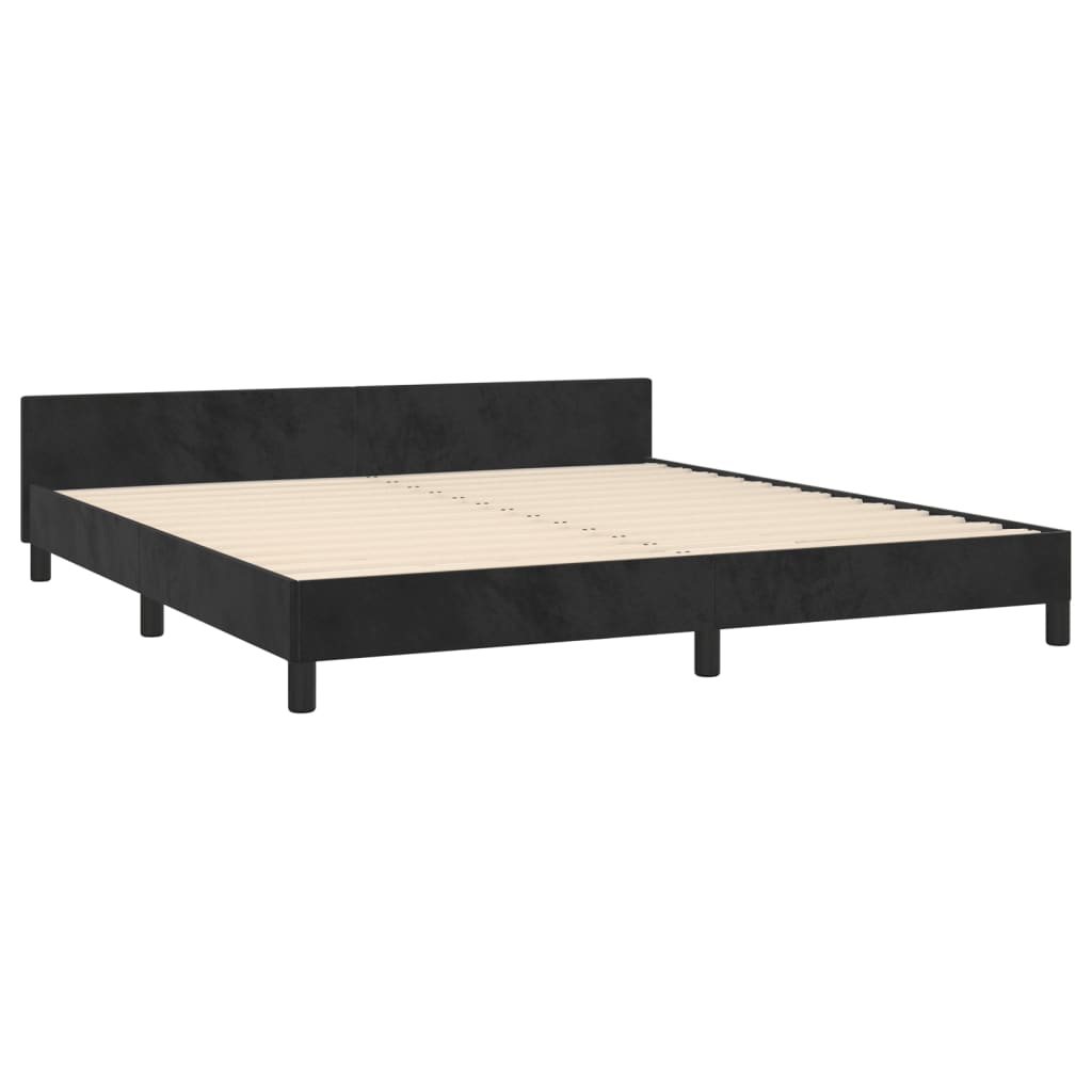 Bed Frame With Headboard 153X203 Cm Queen