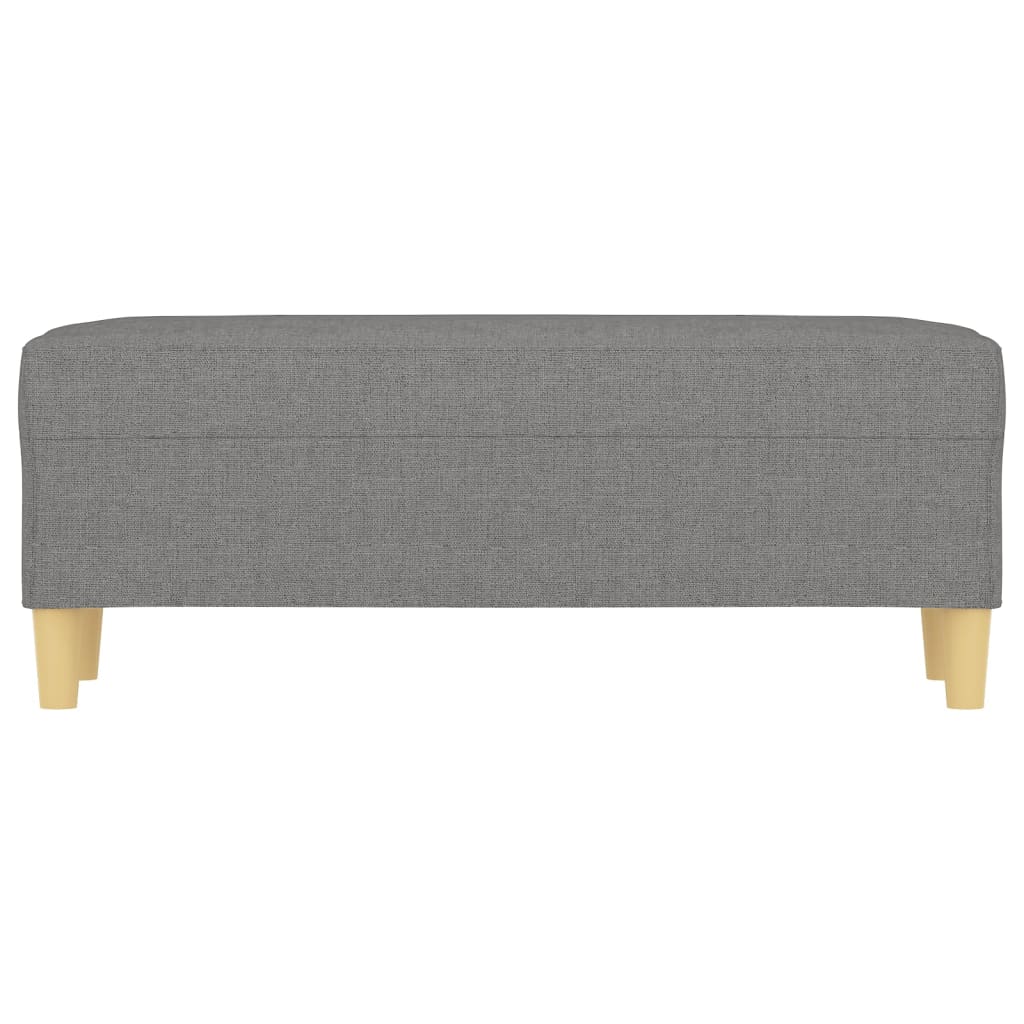 Bench Dark Grey 100x35x41 cm Fabric