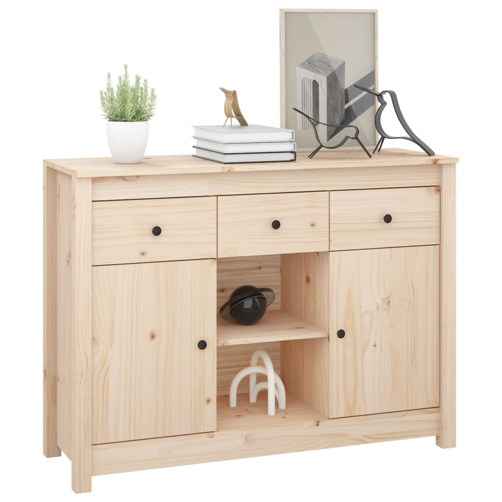 Sideboard 00X35X74.5 Cm Solid Wood Pine