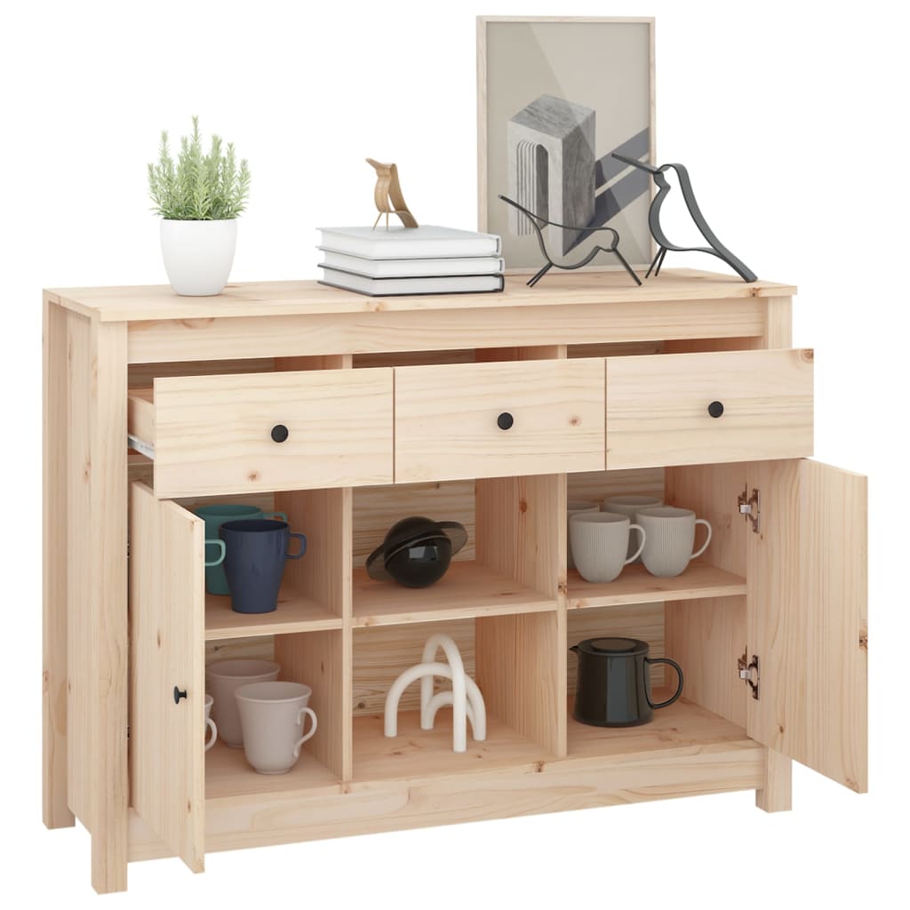 Sideboard 00X35X74.5 Cm Solid Wood Pine