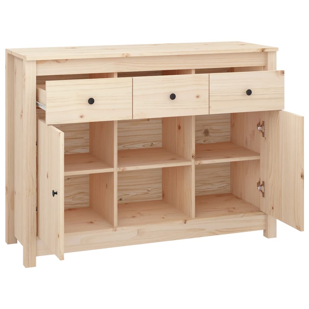 Sideboard 00X35X74.5 Cm Solid Wood Pine