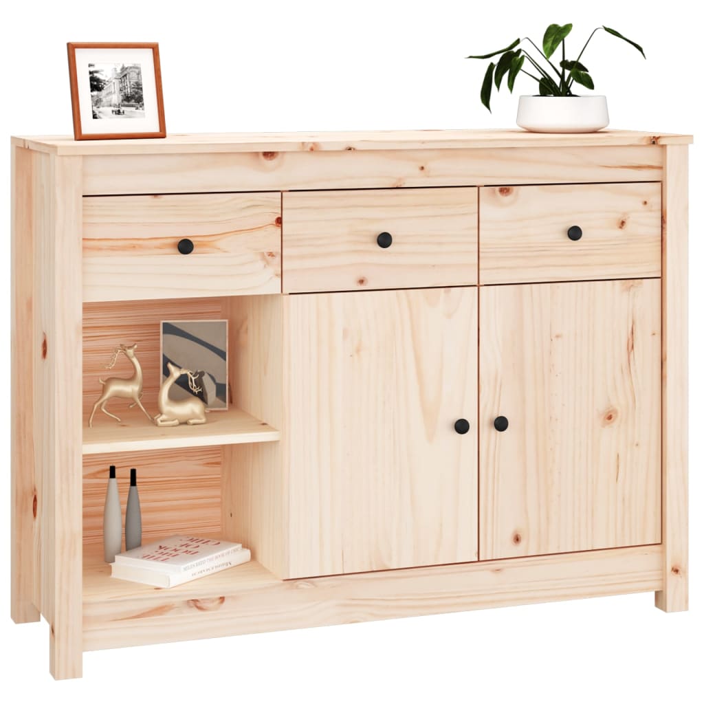 Sideboard 00X35X74 Cm Solid Wood Pine