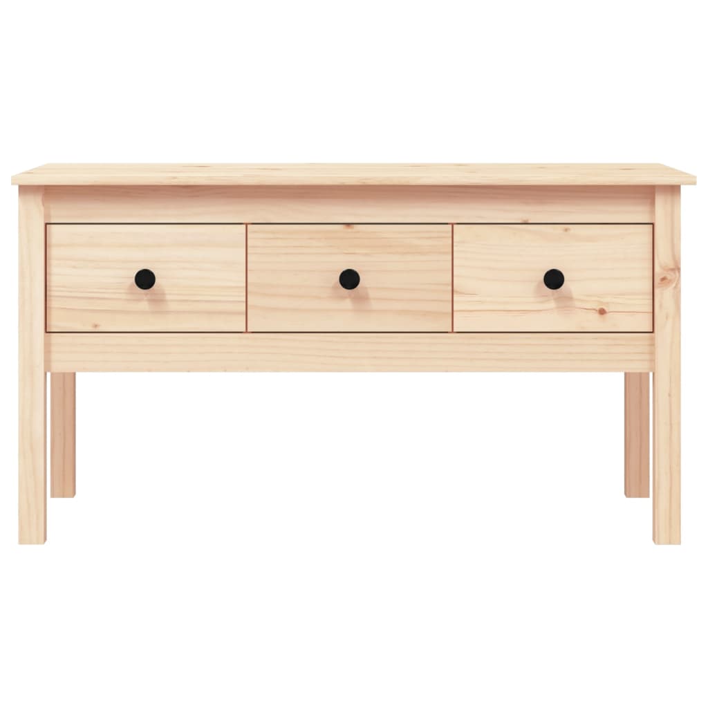 Coffee Table 02X49X55 Cm Solid Wood Pine