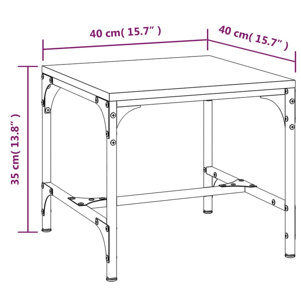 Side Tables Pcs Engineered Wood