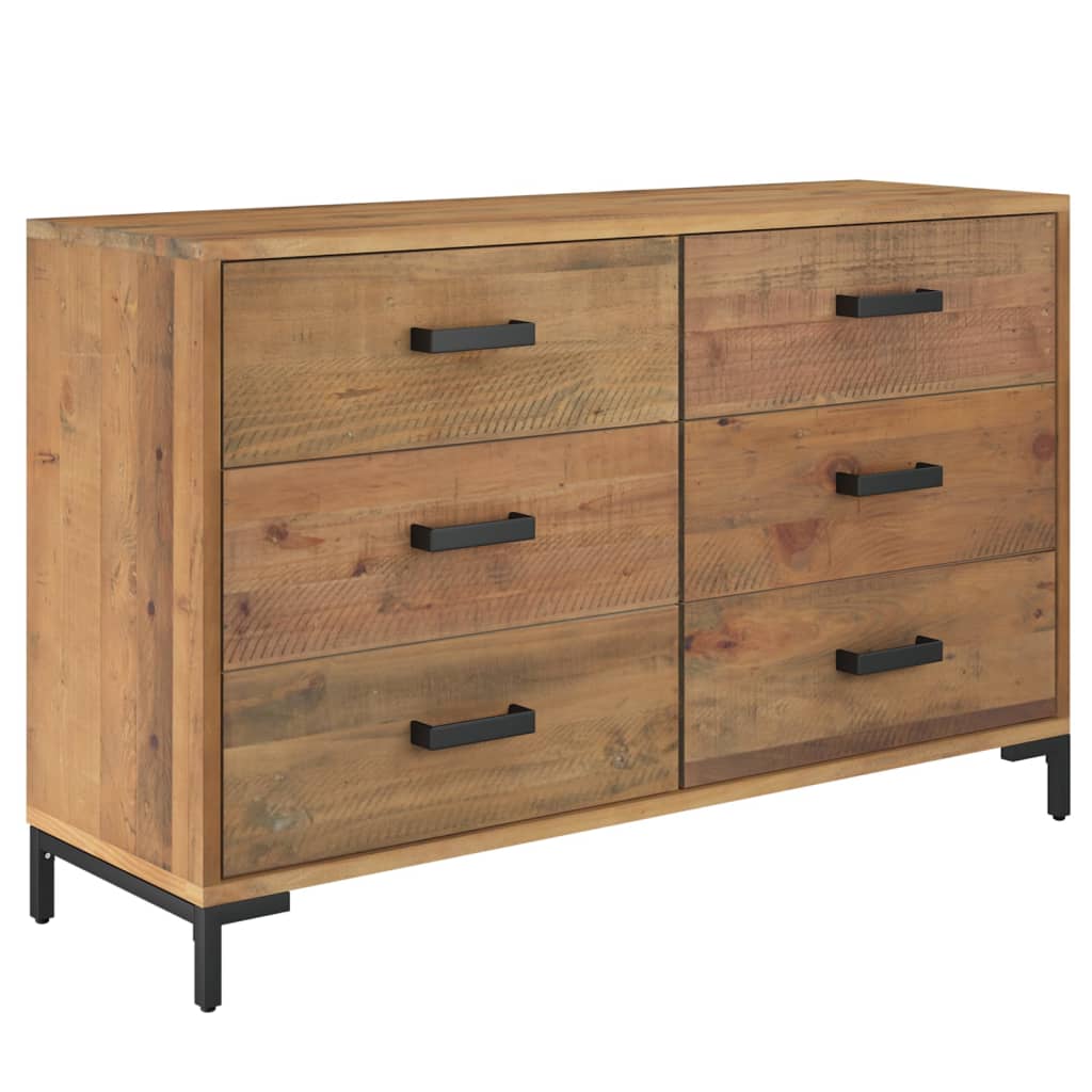 Sideboard 0X35X70 Cm Solid Pinewood