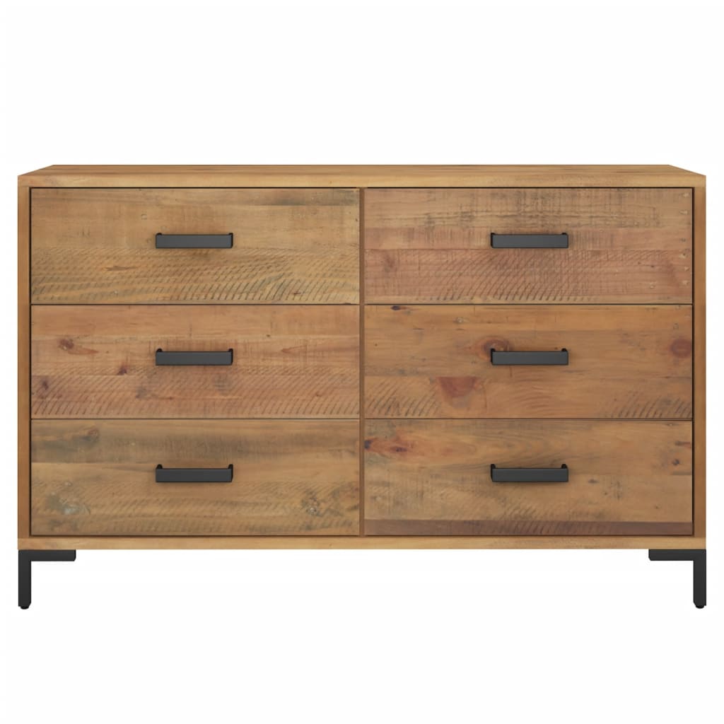 Sideboard 0X35X70 Cm Solid Pinewood